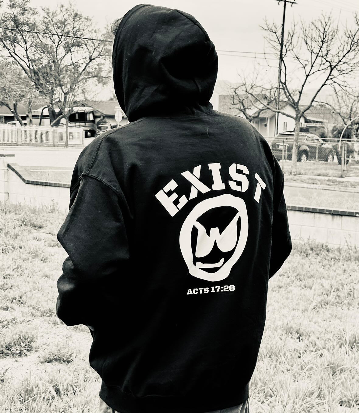 a Custom Black Hoodies